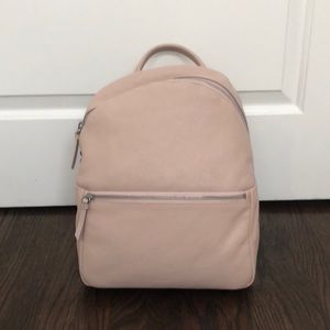 ecco leather backpack